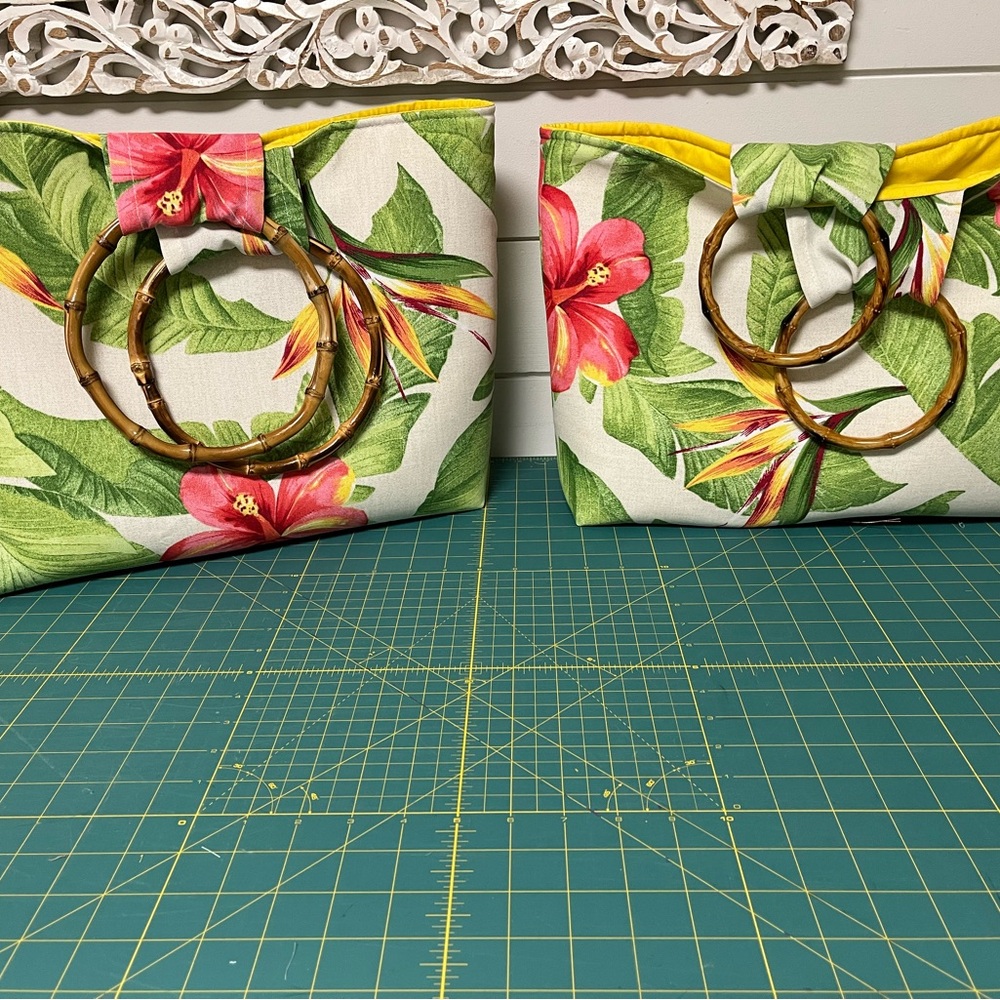 Tote bags with Bamboo Handles